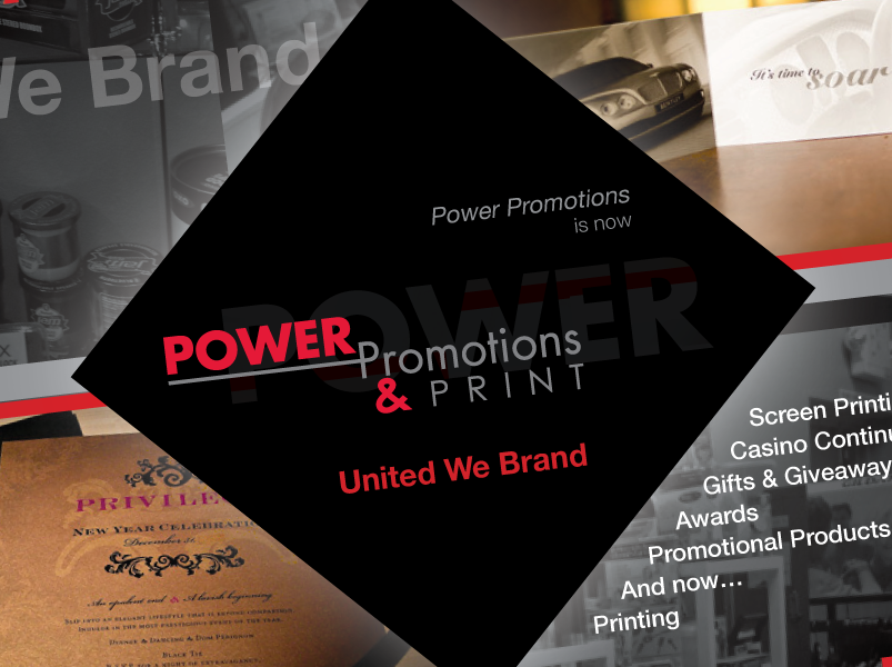 Power Promotions Twist-Fold Brochure